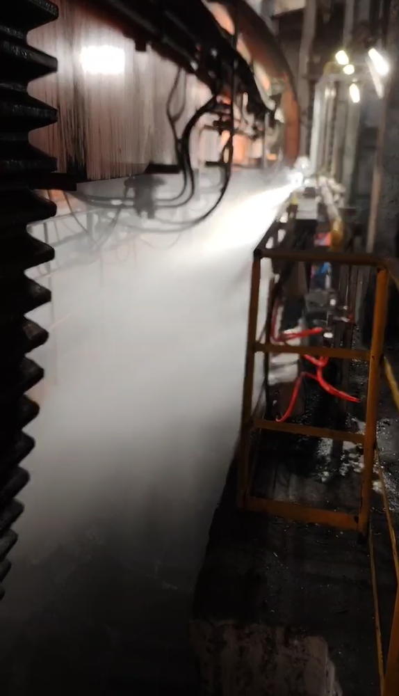 翻車機雙流體干霧抑塵系統